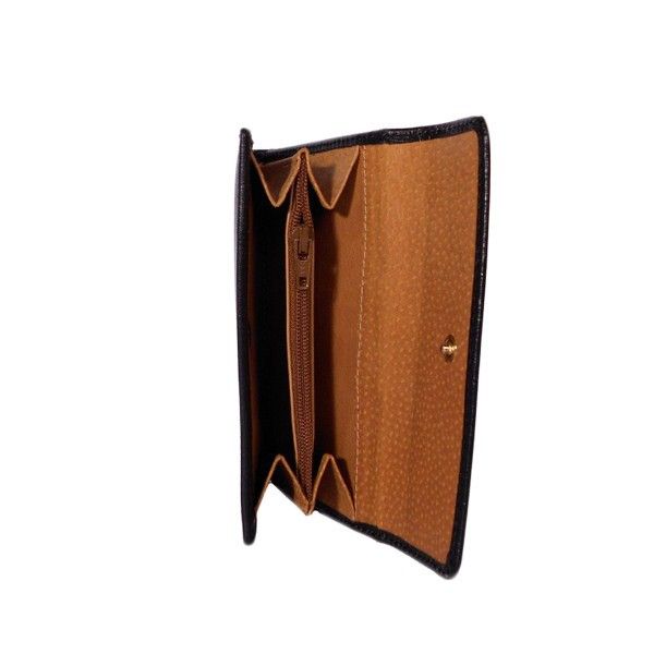 Billetero pequeño en piel juvenil con flores - Imagen 6