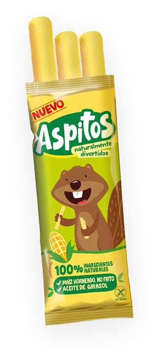 Gusanitos de Maiz Aspitos - Aspil - Super Aspitos Natural - Caja con 75 unidades - Imagen 3