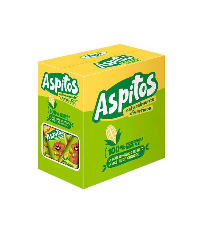 Gusanitos de Maiz Aspitos - Aspil - Super Aspitos Natural - Caja con 75 unidades - Imagen 7