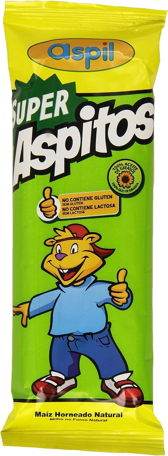 Gusanitos de Maiz Aspitos - Aspil - Super Aspitos Natural - Caja con 75 unidades - Imagen 4