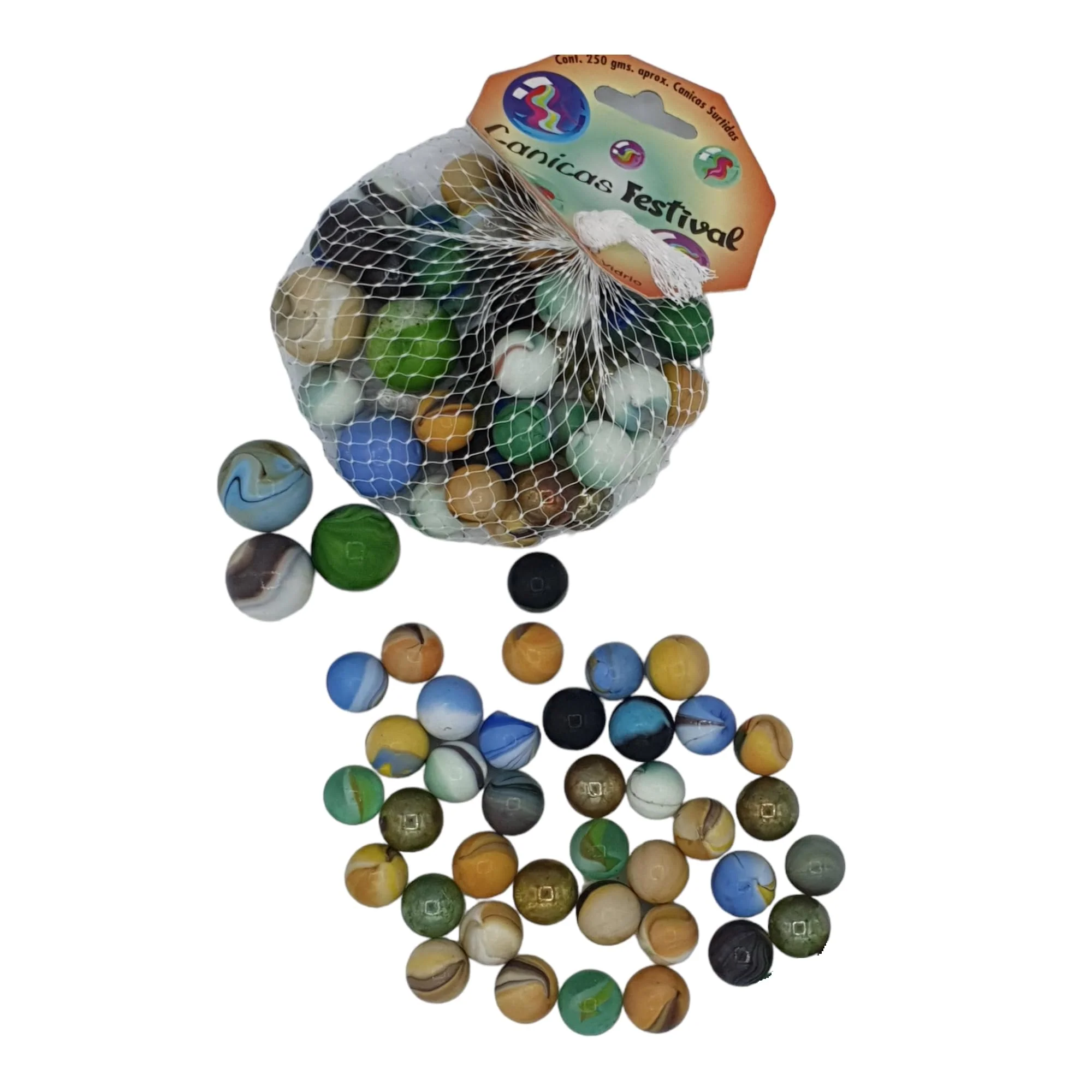 IAMI Canicas Surtidas de 250 Gramos - 40 Canicas de Cristal + 3 Super Mega Canicas. Canicas de Cristal Trasparentes, Marmoladas, Chinas - Imagen 7