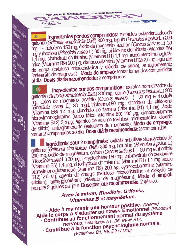 Ansiomed Mente Positiva 45 comp - Imagen 2