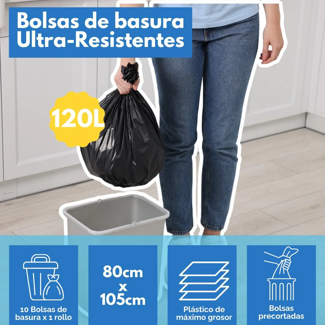Bolsas de Basura 100 Litros - IAMI - Imagen 2