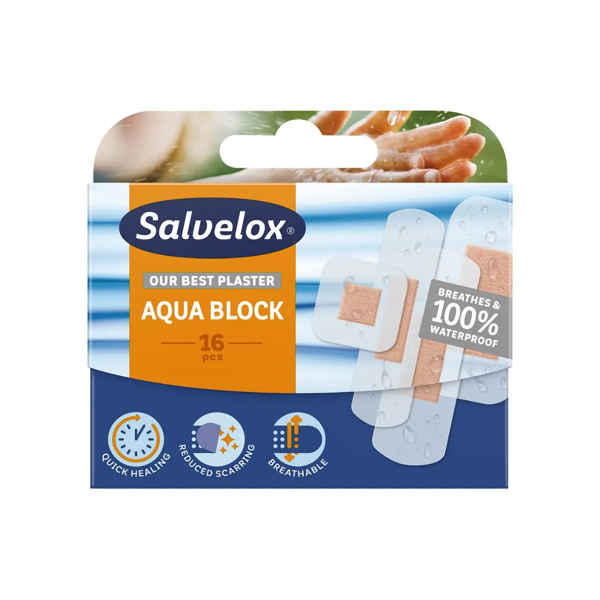 SALVELOX AQUA BLOCK Apósito Adhesivo 16 apósitos